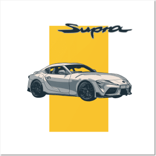 Toyota GR Supra Posters and Art